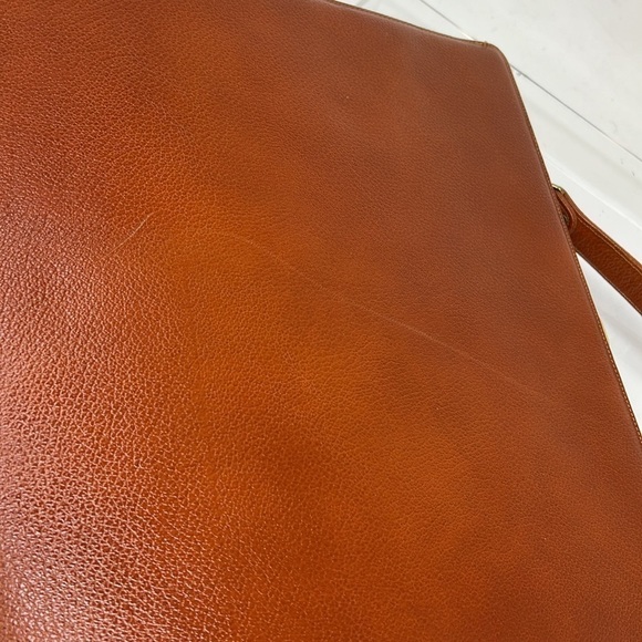 Vintage 1950’s Supreme Large Structured Leather Handbag - Picture 8 of 14